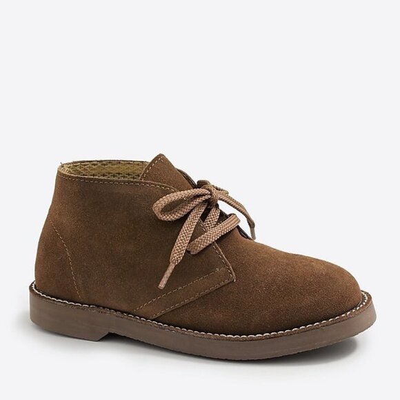 NIB J. Crew Crewcuts Boys' Suede Leather Calvert Boots K8 - Picture 1 of 5